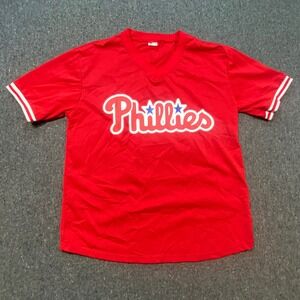 Philadelphia Phillies Baseball Jersey XL Mens Red Sports Fan Chevy Promo 29